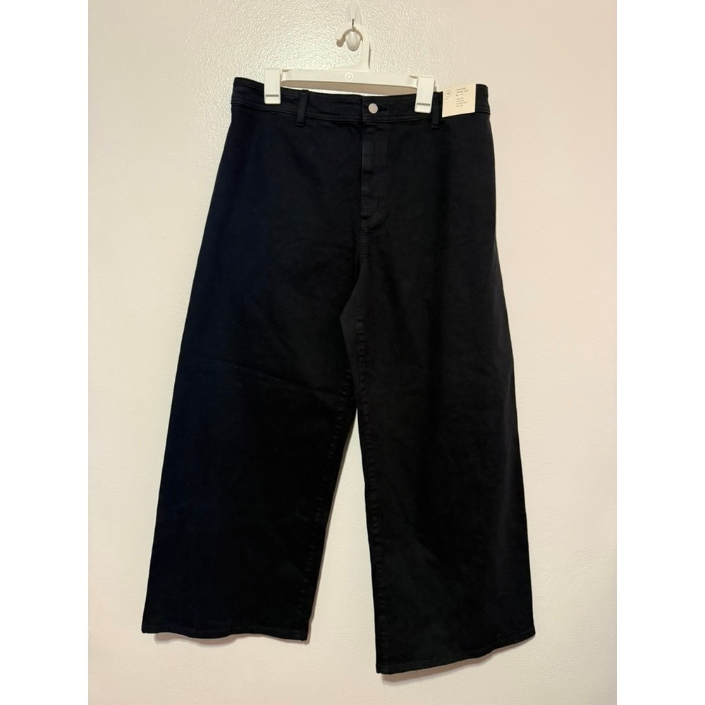 Universal Thread Womens Sailor Wide Leg High Rise Black Pants Size 16 NWT